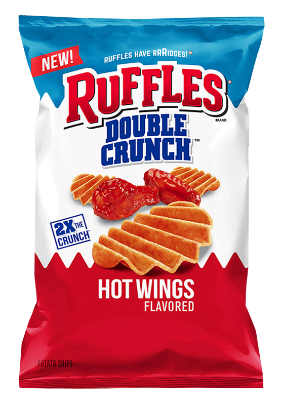 RUFFLES® DOUBLE CRUNCH™ Hot Wings Flavored Potato Chips