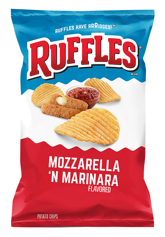 RUFFLES® Mozzarella N' Marinara Flavored Potato Chips