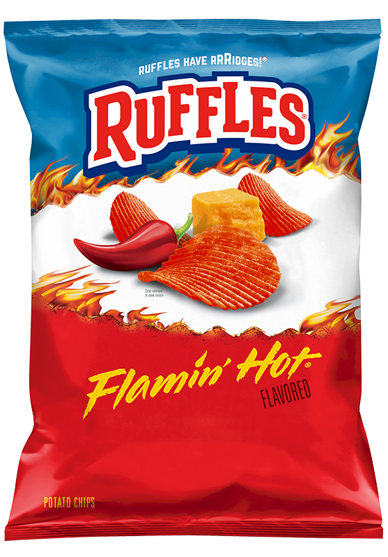 RUFFLES® FLAMIN' HOT® Flavored Potato Chips