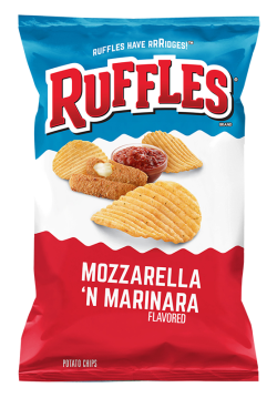 RUFFLES® Mozzarella N' Marinara Flavored Potato Chips
