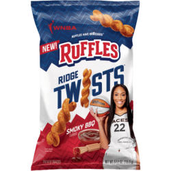 RUFFLES® Ridge Twists™ Smoky Bbq