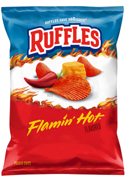 RUFFLES® FLAMIN' HOT® Flavored Potato Chips
