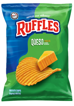 RUFFLES® Queso Cheese Flavored Potato Chips